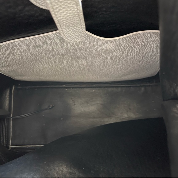 Rebecca Minkoff Megan Leather Boho Hobo Shoulder Bag In Perla Gray - Picture 11 of 16